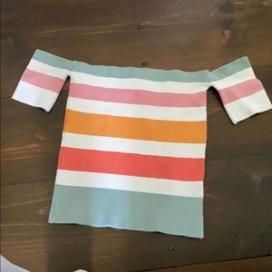 Never worn off the shoulder top